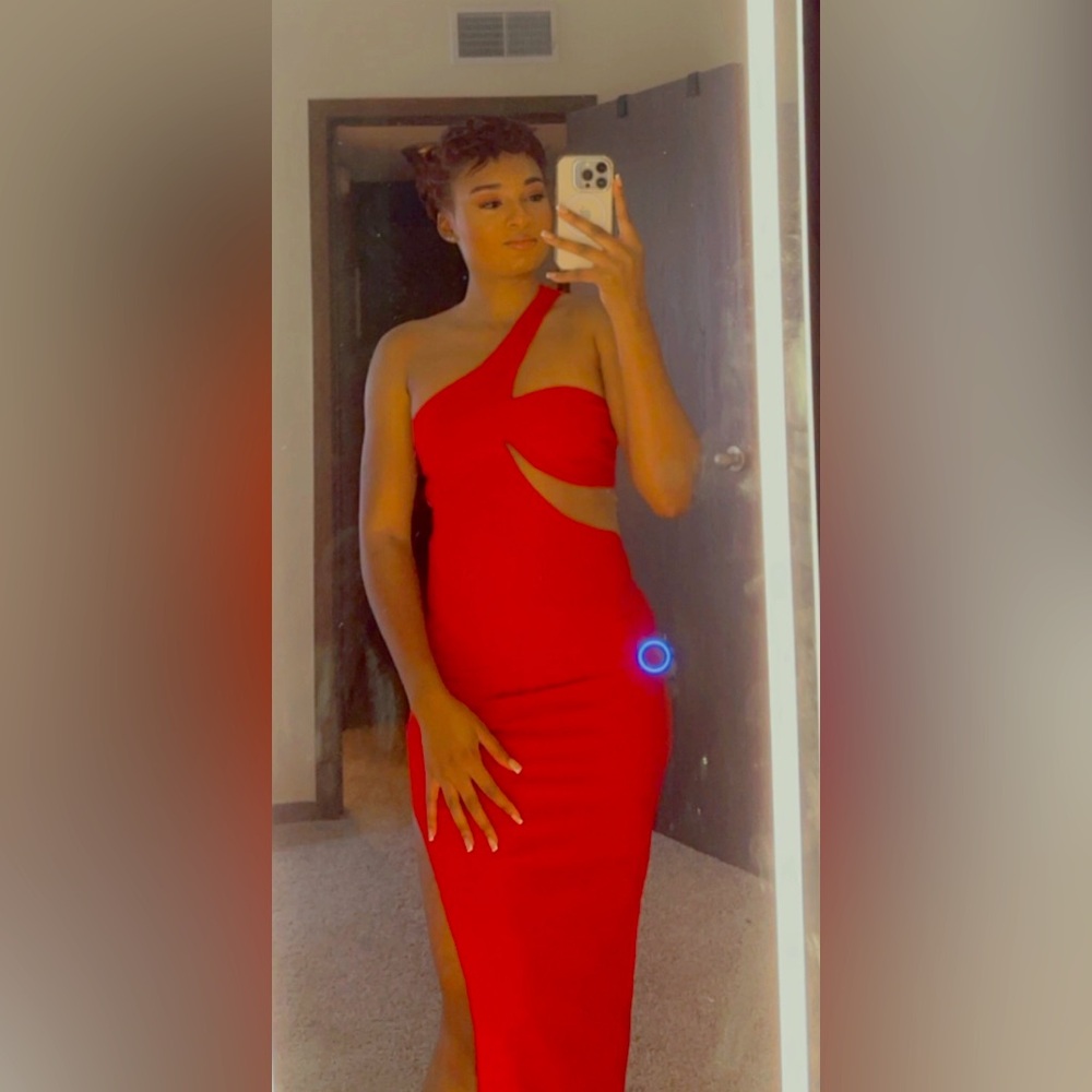 After Dinner Cocktail Maxi Dress Red